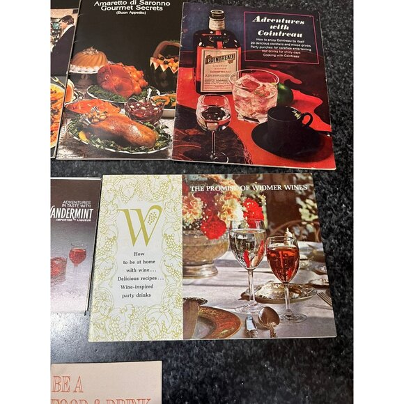 Vintage  Recipe Drink Mix Booklets Vandermint Bacardi - Picture 3 of 5